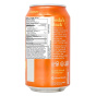 Back of Poppi Prebiotic Soda Orange - Healthy Alternative To Soft Drinks -Prebiotic Soda Canada - Low Calorie Soda