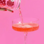 Poppi Prebiotic Soda Raspberry Rose 4-Pack Lifestyle