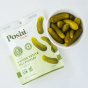Poshi Snacks Petite Pickles - Small Pickles - Snacking Pickles - Kosher Petite Dill Pickles
