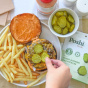 Poshi Snack Sliced Kosher Dill Pickles - Snacking Pickles - Sliced Dill Pickles - Pickle Chips