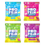 Front of Back of Protein Candy Variety Pack - High Fibre Candy - Protein Gummies - Protein Gummy Candy