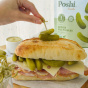 Poshi Snacks Petite Pickles - Small Pickles - Snacking Pickles - Kosher Petite Dill Pickles