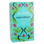 Front of Pukka Mint Refresh Organic Caffeine-free Herbal Tea, 40g