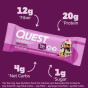 Quest Protein Bar - Quest Overload Protein Bar - Dessert Protein Bar - Low Sugar Protein Bar - Sundae Funday Protein Bar