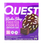 Front of Quest Soft Baked Frosted Cookies Chocolate Cake Flavour - Chocolate Protein Cookies Low Carb - Chocolate Protein Cookies Low Calorie - Chocolate Whey Protein Cookies
