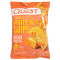 Front of Quest Tortilla-Style Protein Chips Nacho Cheese - Protein Tortilla Chips - High Protein Chips - Quest Chips Bulk