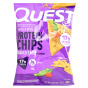 Front of Quest Tortilla-Style Protein Chips Loaded Taco - Healthy Chips Canada - Keto Taco Chips - Taco Flavoured Chips