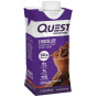 Single Shake Front of Quest Gluten Free Protein Shake Chocolate - High Protein Chocolate Shake - Protein Shake Chocolate - Best Chocolate Protein Shake