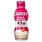 Front of Quest Protein Milkshake Strawberry - Keto Friendly Protein Shake - Post Workout Protein Shake - Creamy Strawberry Protein Shake
