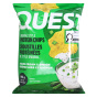 Front of Quest Protein Tortilla Chips Sour Cream & Onion - High Protein Chip - Low Sugar Tortilla Chip - Gluten Free Tortilla Chip