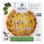 Raised Gluten-Free Vegan Quiche Front