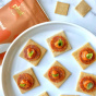 Lifestyle 2 of Real Phat Foods Keto Almond Flour Crackers Cheddar - Keto Almond Flour Crackers - High Protein Crackers - Egg White Crackers
