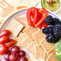 Lifestyle 1 of Real Phat Foods Keto Almond Flour Crackers Original - Keto Almond Flour Crackers - Egg White Crackers - Low Carb Crackers