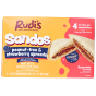 Rudi’s Sandos Crustless Sandwich Peanut-Free & Strawberry Spread Front