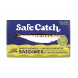 Front of Safe Catch Skinless & Boneless Wild Sardines in Extra Virgin Olive Oil, 125g