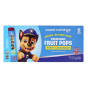 Front 2 of Sweet Nothings Organic Fruit Pops Berry Lemonade PAW Patrol - Organic Frozen Fruit Snack - Healthy Summer Snack - Gluten-Free Kids Pop