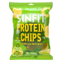 Front of SINFIT Protein Chips - Dill Pickle Chips - Dill Chips - High Fibre Chip - Pickle Chips