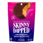 Front of Skinny Dipped Dark Chocolate Peanut Butter Cups - Healthy Peanut Butter Cups - Healthy Reeseās Cups - Sugar Free Peanut Butter Cups