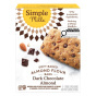 Front of Simple Mills Grain-Free Soft Baked Almond Flour Bars Dark Chocolate Almond - Paleo Cake Bar - Vegan Snack Bar - Gluten Free Snack Bar