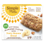Front of Simple Mills Grain-Free Soft Baked Almond Flour Bars Nutty Banana Bread, 5 Bars