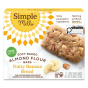 Front of Simple Mills Grain-Free Soft Baked Almond Flour Bars Nutty Banana Bread, 5 Bars