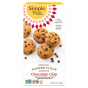 Front of Simple Mills Grain-Free Crunchy Cookies Chocolate Chip, 156g