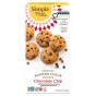 Front of Simple Mills Grain-Free Crunchy Cookies Chocolate Chip, 156g