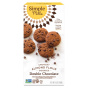 Front of Simple Mills Grain-Free Crunchy Cookies Double Chocolate, 156g