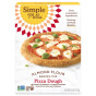 Front of Simple Mills Grain-Free Almond Flour Baking Mix Pizza Dough, 277g