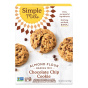 Front of Simple Mills Grain-Free Almond Flour Baking Mix Chocolate Chip Cookie, 265g