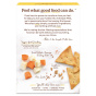 Back of Simple Mills Grain-Free Veggie Pita Crackers Himalayan Salt, 120g