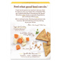 Back of Simple Mills Grain-Free Veggie Pita Crackers Mediterranean Herb, 120g