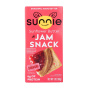 Front of Sunnie High Protein Dipper Snack Strawberry Jam -  Jam Dipper - Sunnie Crackers - Sunnie Dippers