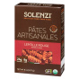 Back of SOLENZI Pasta - Protein Pasta - High Fibre Pasta - Gluten Free Pasta - Red Lentil Pasta - Red Lentil Fusilli