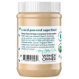 Back of Soom Foods Organic Pure Ground Sesame Tahini, 453g