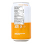 Back of Spindrift Sparkling Water - Spin Drift Canada - Flavoured Sparkling Water - Orange Sparkling Water - Mango Sparkling Water - Orange Mango Sparkling Water
