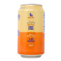 Side of Spindrift Soda Orange Vanilla - Real Fruit Soda - Gluten Free Sparkling Soda - No Added Sugar Soda