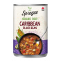Front of Sprague Organic Caribbean Black Bean Soup, 425g