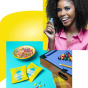 Lifestyle 1 of SmartSweets Low Sugar Sour Blast Buddies - Low Sugar Gummies - No Sugar Added Gummies - High Fiber Gummies