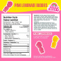 SmartSweets Limited Edition Low Sugar Pink Lemonade Buddies NFt Ingredients 2