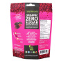 Back of Theobroma Chocolat Organic Zero Sugar Chocolate Keto Chocolate Dark Chocolate Raspberry