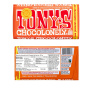 Front and Back of Milk Chocolate Caramel Sea Salt
