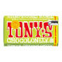 Front of Tony’s Chocolonely Milk Chocolate Hazelnut Cookie - Chocolate Hazelnut Cookie - Chocolate Hazelnut Cookie Bar - Fair Trade Chocolate Canada