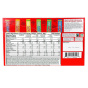 Back of Tony's Chocolonely Rainbow Tasting Pack, 6 Bars, 288g