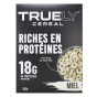 French Front of Truely Protein Cereal Honey -  High-Protein Cereal - High in Protein Cereal - Cereals Gluten-Free