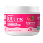 Front of Ultima Replenisher Electrolyte Drink Mix Raspberry, 30 Servings