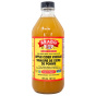 Front of Bragg Organic Apple Cider Vinegar - Raw Organic Apple Cider Vinegar - Organic Apple Cider Vinegar with The "Mother"
