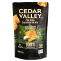 Front of Cedar Valley Pita Chips Garlic And Herbs - Coconut Oil Chips - Baked Pita Chips - Clean Pita Chips
