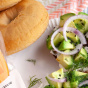 Lifestyle 1 of Little Northern Bakehouse Plain Gluten-Free Bagels, 4 Bagels