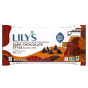 Front of Lily's No Sugar Added Baking Chips Dark Chocolate Style - No Sugar Added Chocolate - Less Sugar Chocolate Chips - Fair Trade Chocolate Chips
